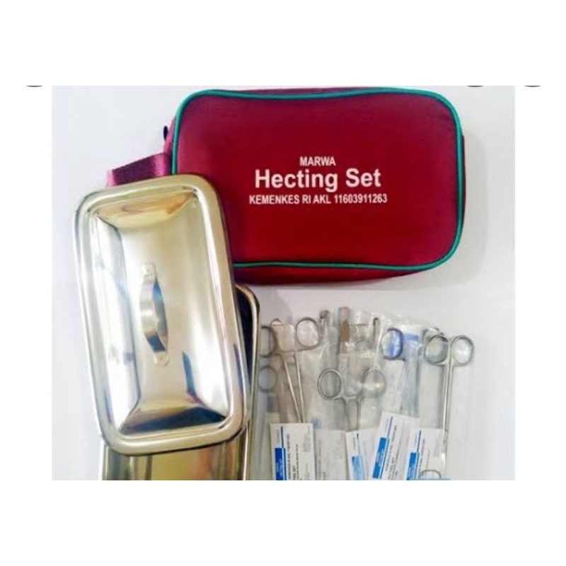 hecting set marwa / istrument hecting set marwa lengkap original