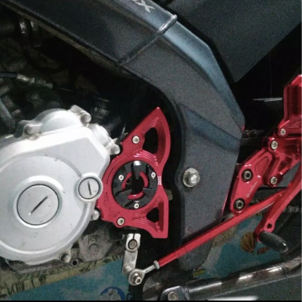 Cover Gear Variasi Tutup Gear Depan Yamaha - Vixion - R15 - Xabre - Mx King