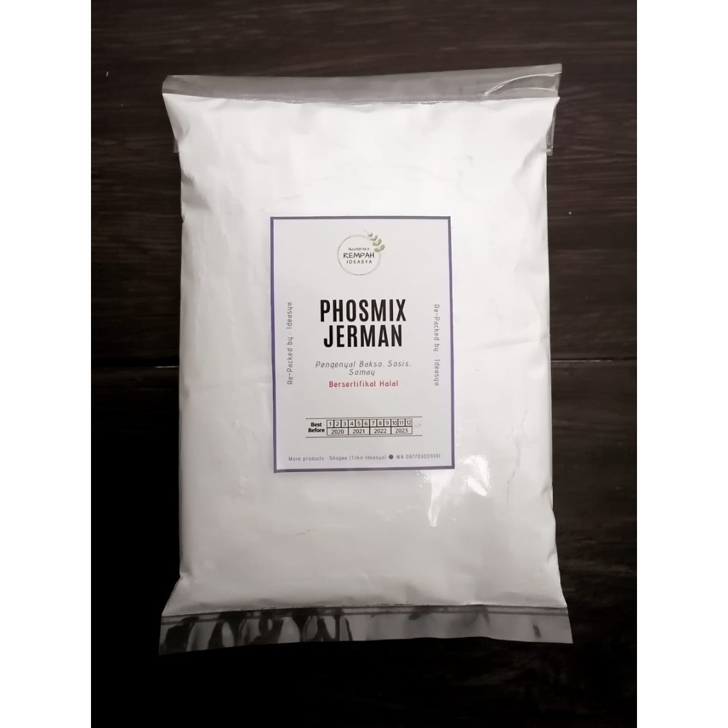 

1Kg Pengenyal Siomay Sosis Bakso Pentol Nugget Phosmix Mixphos Jerman HALAL Food Grade