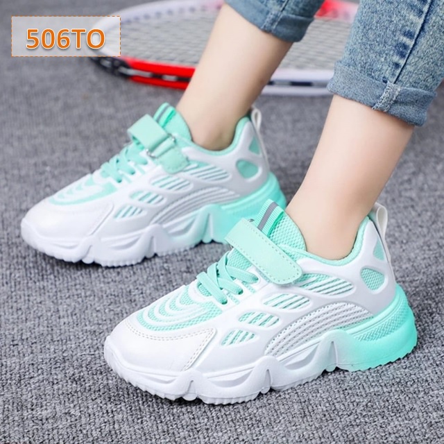 Sepatu Sneaker Anak Six Perempuan Laki Pathroll Oren Pink Tosca (506)