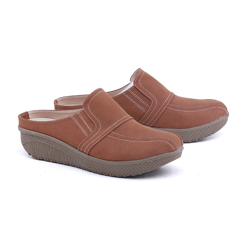 sandal bustong wanita murah, sandal bustong perempuan, sandal slip on wanita, sandal wedges wanita, bustong perempuan murah, sepatu bustong wanita murah GDS6266