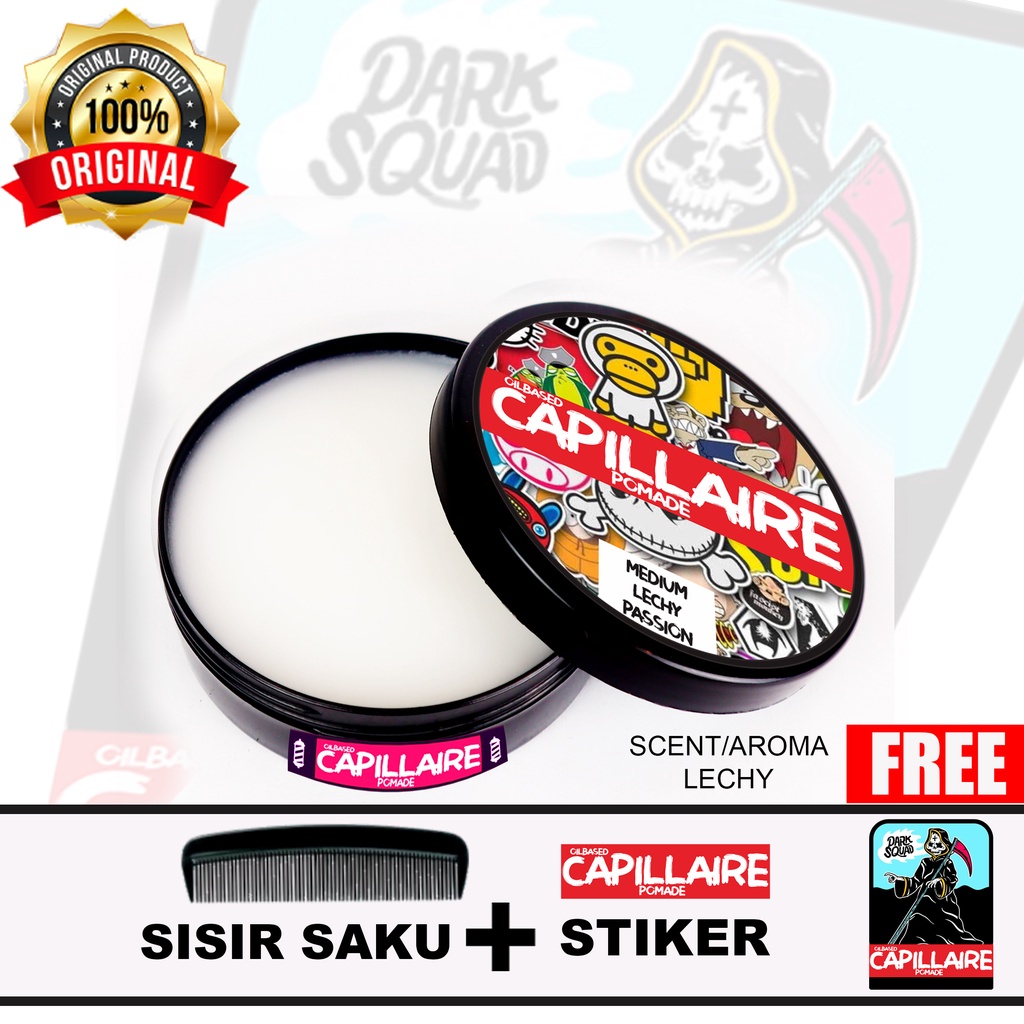 POMADE OILBASED CAPILLAIRE 60 GRAM GRATIS SISIR DAN STICKER