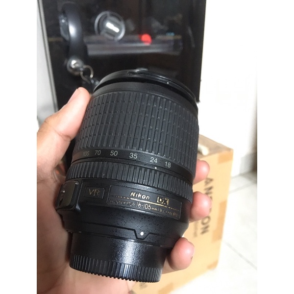 jual murah lensa kit nikon 18 105mm Dx murah minus af mati