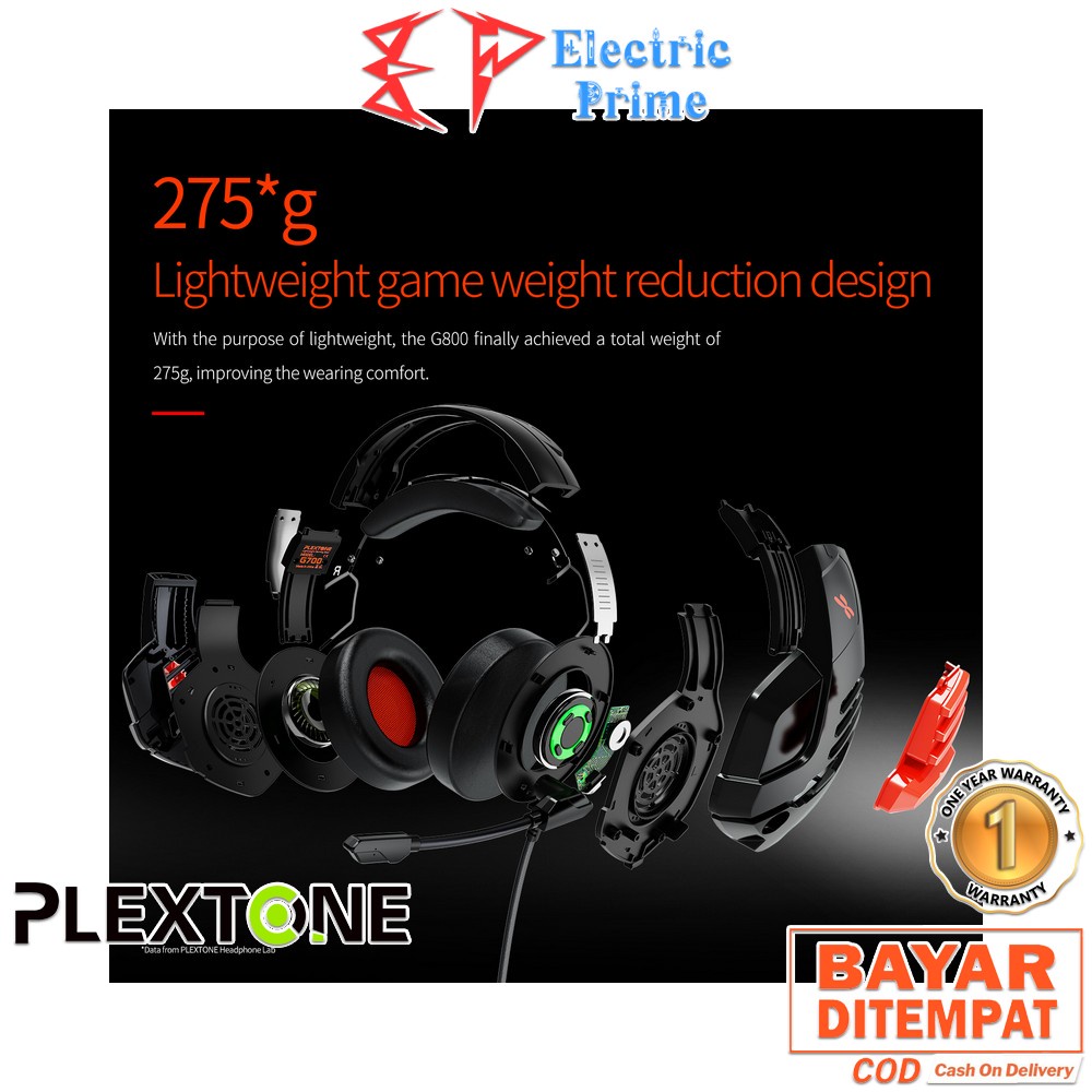 PLEXTONE G700 Gaming Headset Over Ear Headphones With Mic for E-Sports Mobile Phone PC PS5 Game PUBG