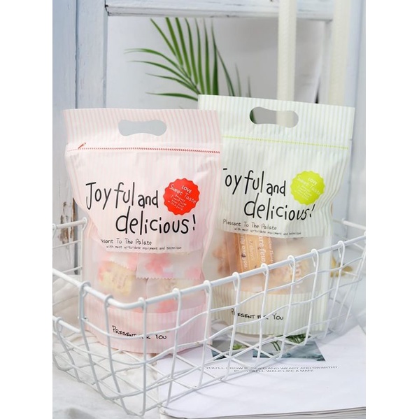 1pcs ZIPLOCK BAG JOYFUL LUCU ZIPPER BAG PERMEN KACANG