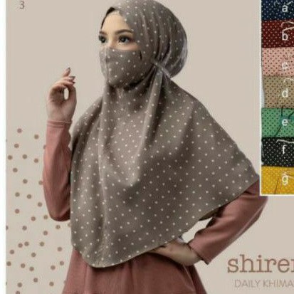 Bergo Maryam motif polkadot