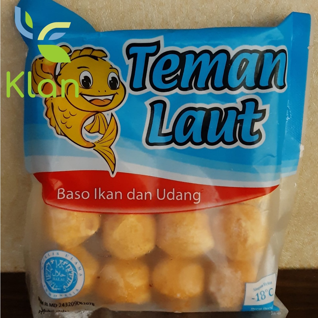 Jual Teman Laut Baso Ikan Dan Udang 200gram Bakso Udang Shopee