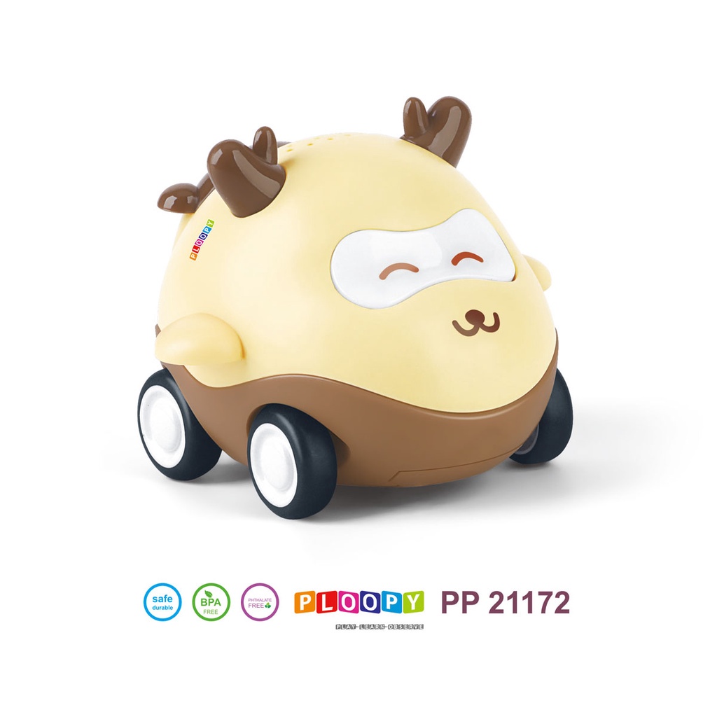 PLOOPY MINI CARTOON CAR 10M+ / PP21173 (MAINAN BABY)