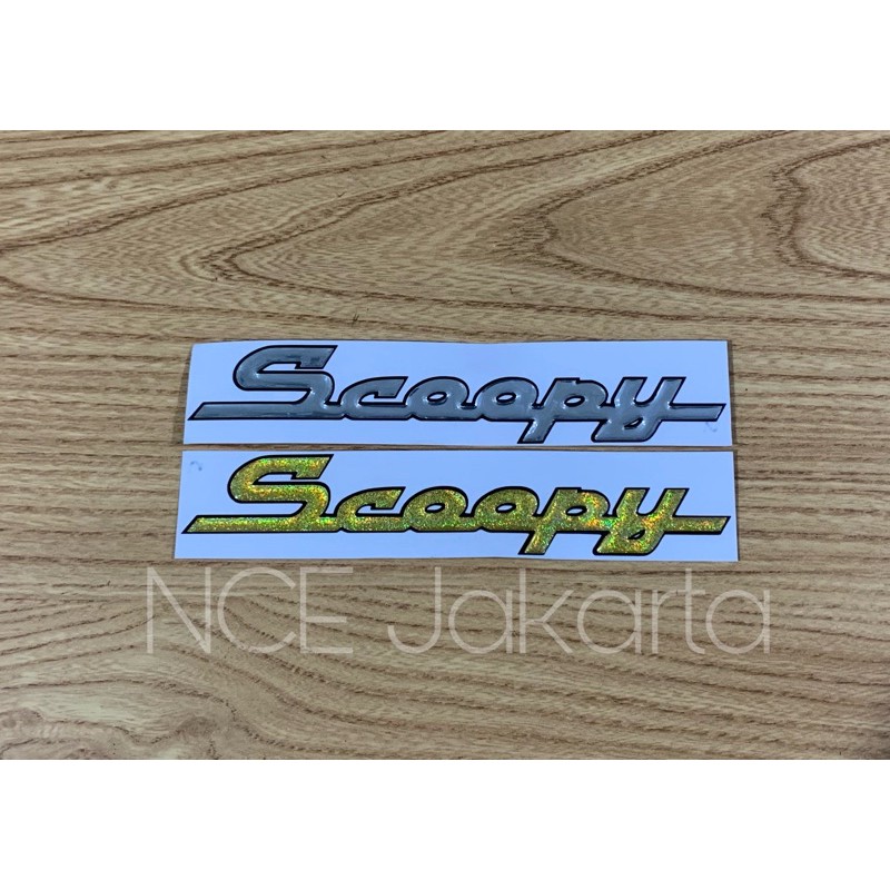 STIKER TIMBUL SCOOPY