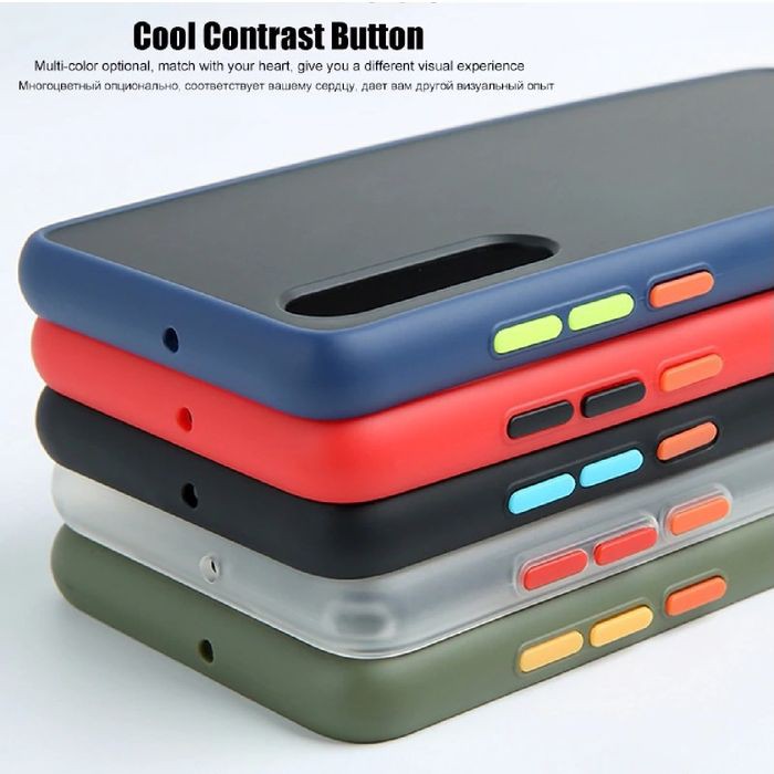 Samsung A51 Shockproof Transparent Matte Case