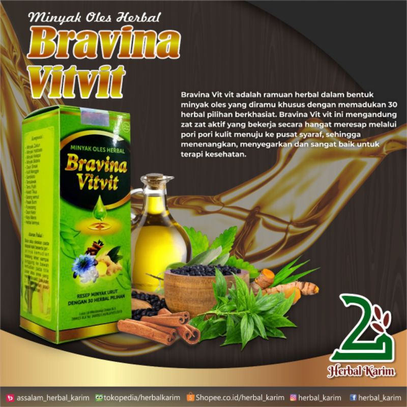 

bravina vitvit minyak oles 60ml