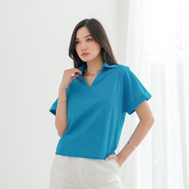 [TAVIA] MIA BASIC BLOUSE / KEMEJA WANITA / BLOUSE WANITA / ATASAN KANTOR