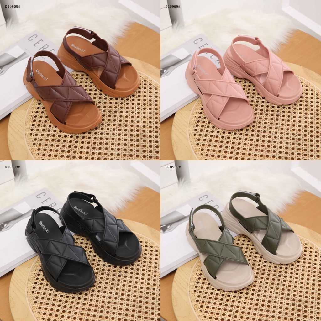 Slippers For Women With Rubber Sandal D10909