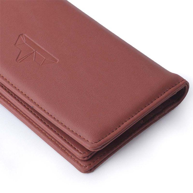 New - Dompet Panjang Pria Terbaru Hitam Coklat | Dompet Resleting | Dompet Distro Original Kulit Sintetis