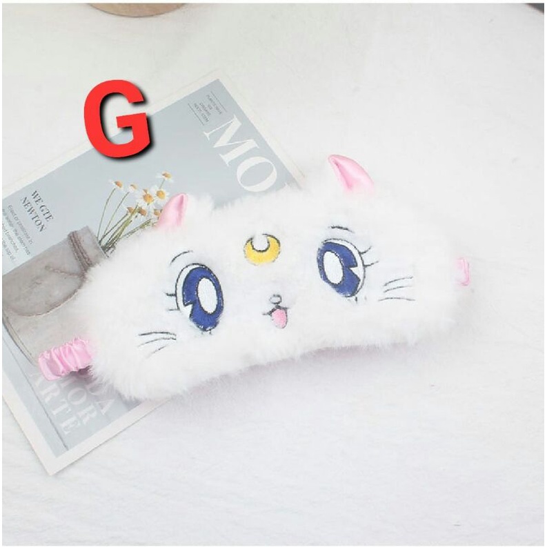 ready sleep mask masker penutup mata tidur unicorn cat anak