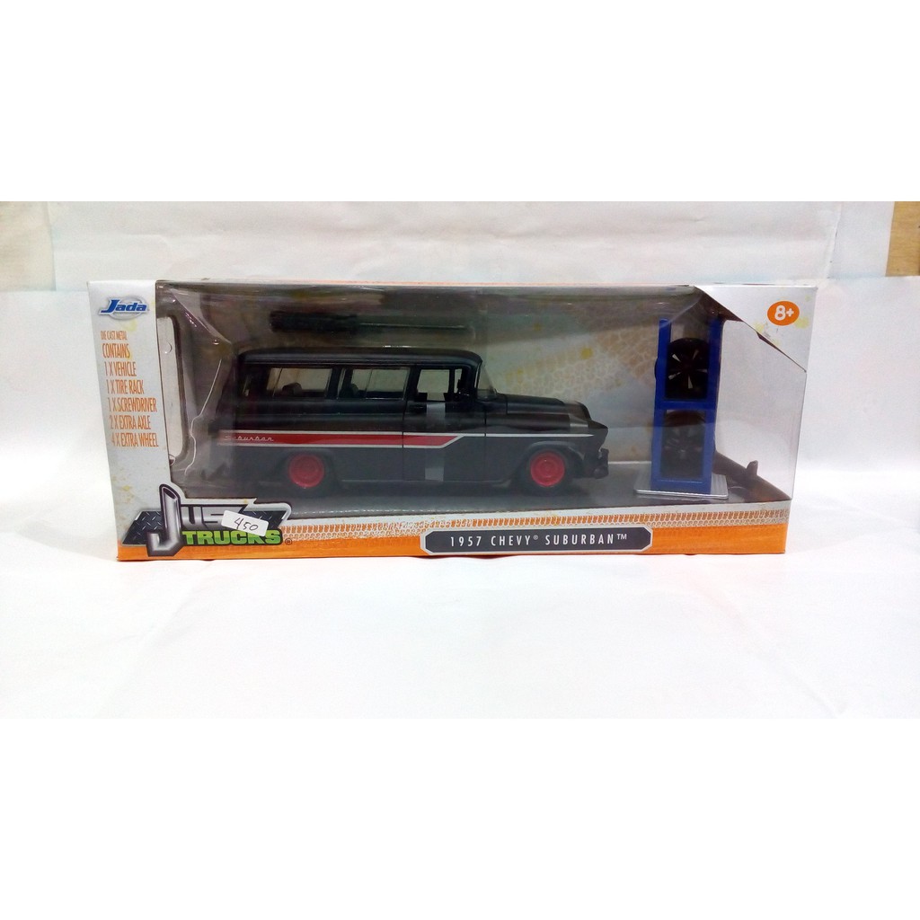 Diecast Miniatur Mobil Klasik Pick Up Chevrolet Chevy Suburban 1957 Jada Truck Harga Murah