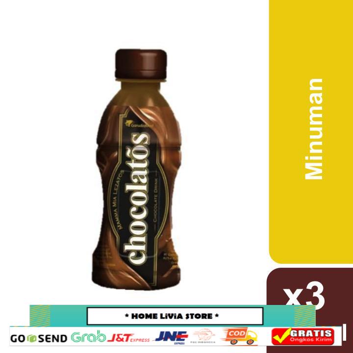 

Chocolatos Drink Botol 200 ml x3