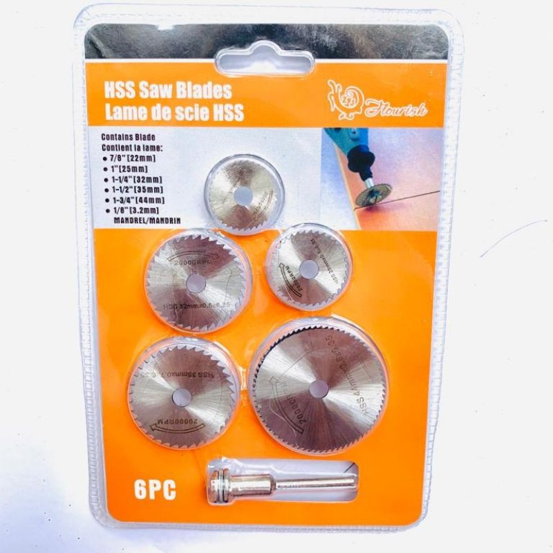 Mata Tuner MATA GERGAJI BULAT 5 pcs Gerinda Potong Cuner untuk Bor Listrik Gerinda Tuner