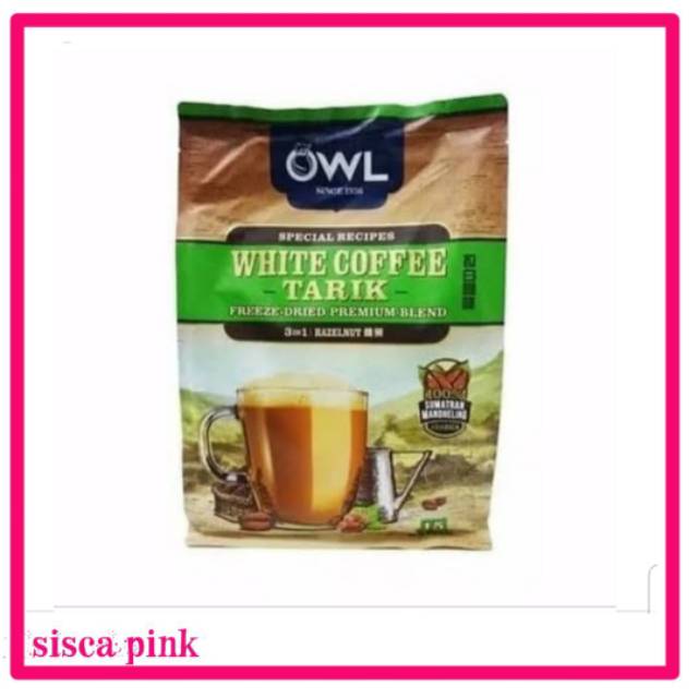 

0wl White Coffee Tarik Hazelnut(Halal) Exp 15-8-2020