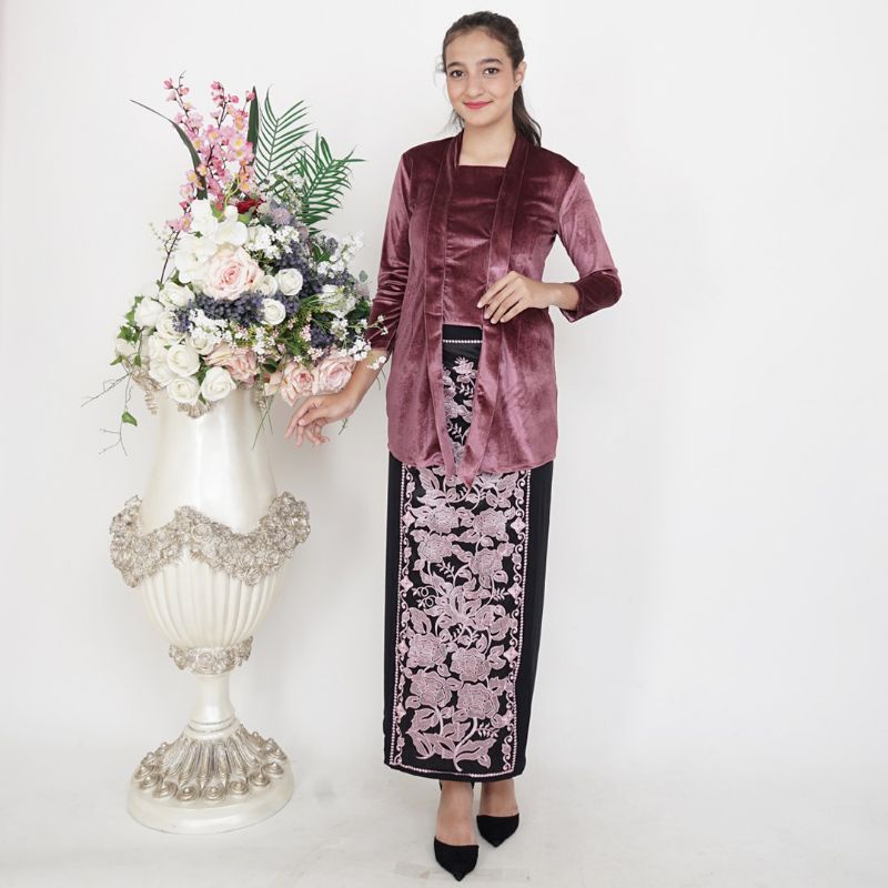 ATASAN KEBAYA KUTUBARU BLUDRU PREMIUM