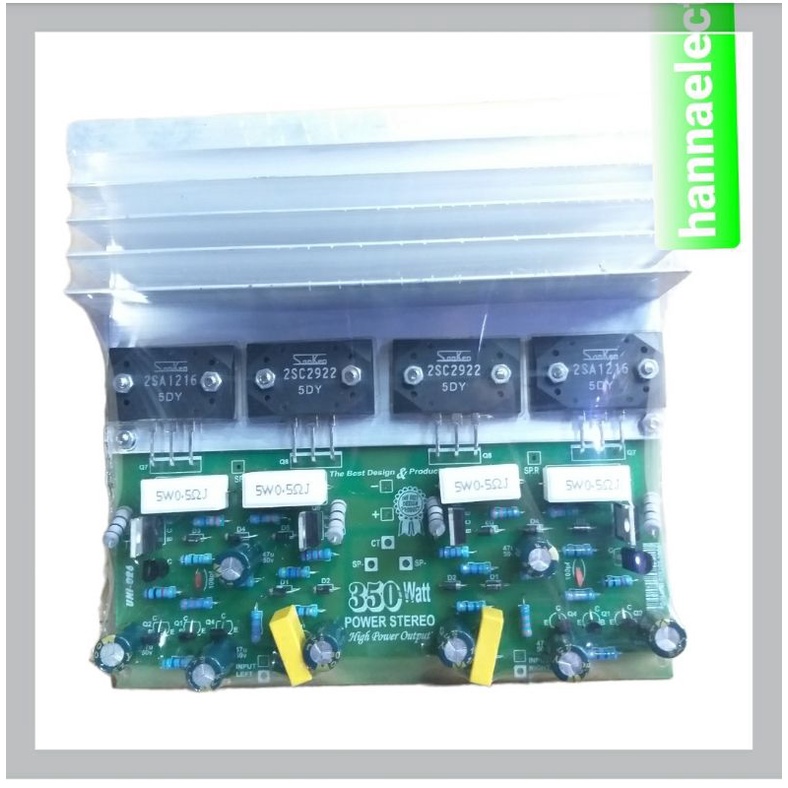 kit power amplifier stereo 450 watt sanken asli original