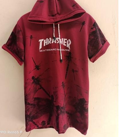 ☀ kaos hoodie lengan pendek t-shirt/kaos hoodie lengan pendek ←