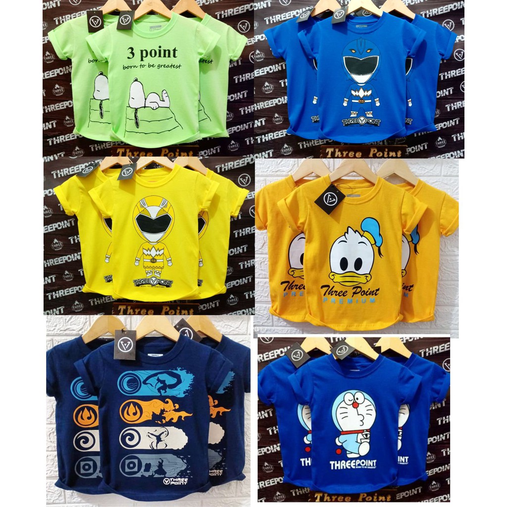  KAOS  ANAK  DISTRO  THREEPOINT ASLI Shopee  Indonesia