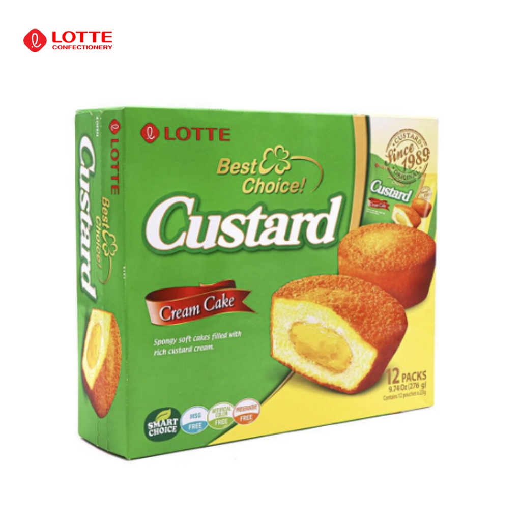 

LOTTE - Custard Cream Cake 276gr