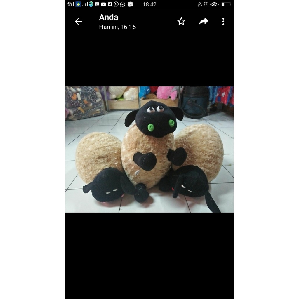 boneka shaun the sheep