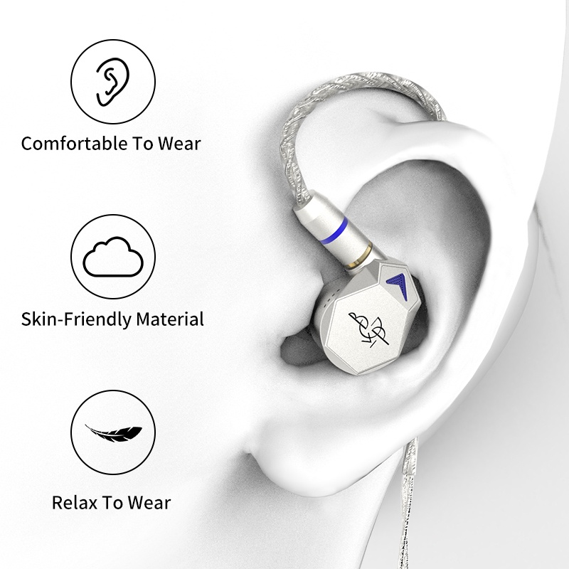Bgvp Earphone In Ear HIFI Bahan Metal Ukuran 12mm