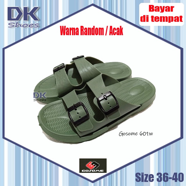 Gosome 601W Sandal Karet 36-40 Selop Wanita / Sandal Santai Wanita Waterproof