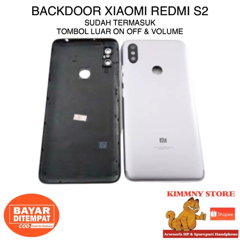 CASING BACKDOOR BACKCOVER TUTUP BELAKANG XIAOMI XIOMI REDMI S2 ORI ORIGINAL