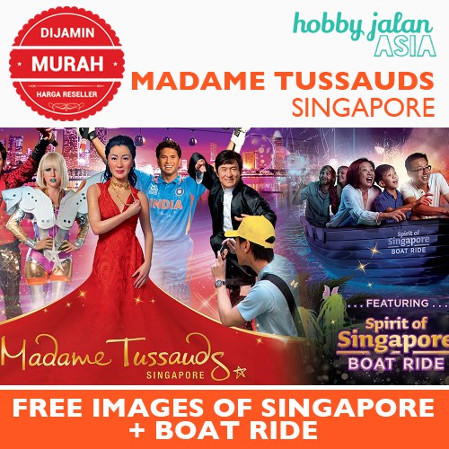 Tiket Madame Tussauds Singapore + marvel 4D / Film Star