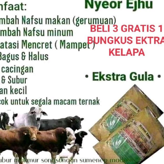 Jual Cuci Gudang Sq Nyeor Ejuh Jamu Minuman Herbal Sapi Kambing Bisa Semua Jenis Ternak Super