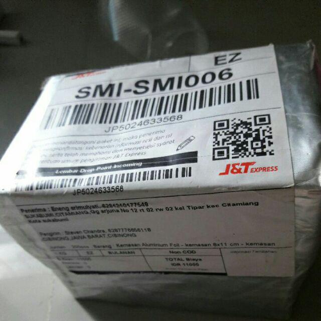 Kemasan Aluminium Foil - Kemasan 8x12 Cm - Kemasan 8 X 12 Cm 1 Pack 200 Pcs