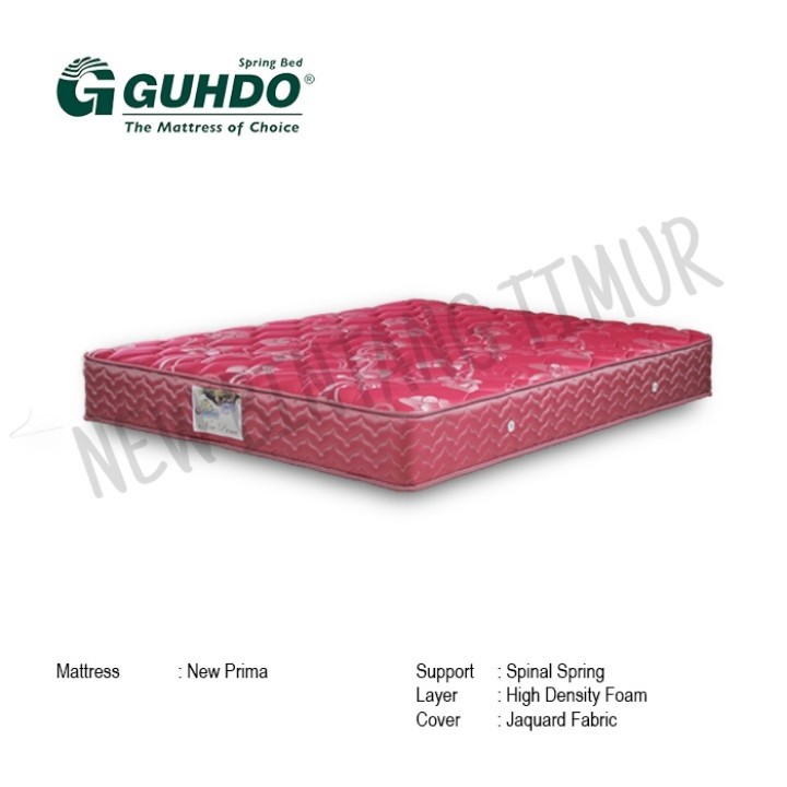Spring Bed Guhdo New Prima Merah 180 x 200 Mattress Only