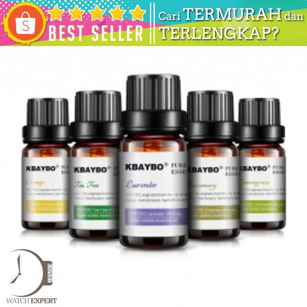 KBAYBO Pure Essential Fragrance Oils Aromatherapy Diffusers 10ml 6 PCS - K-E2