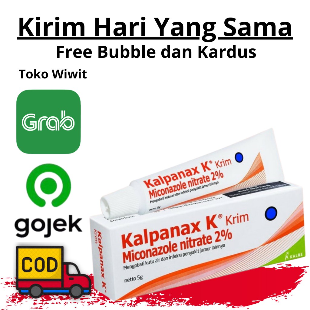 Kalpanax Krim Cream Obat Kutu Air Gatal Kulit Panu Eksim Perawatan Anti Jamur Kering Toko Wiwit