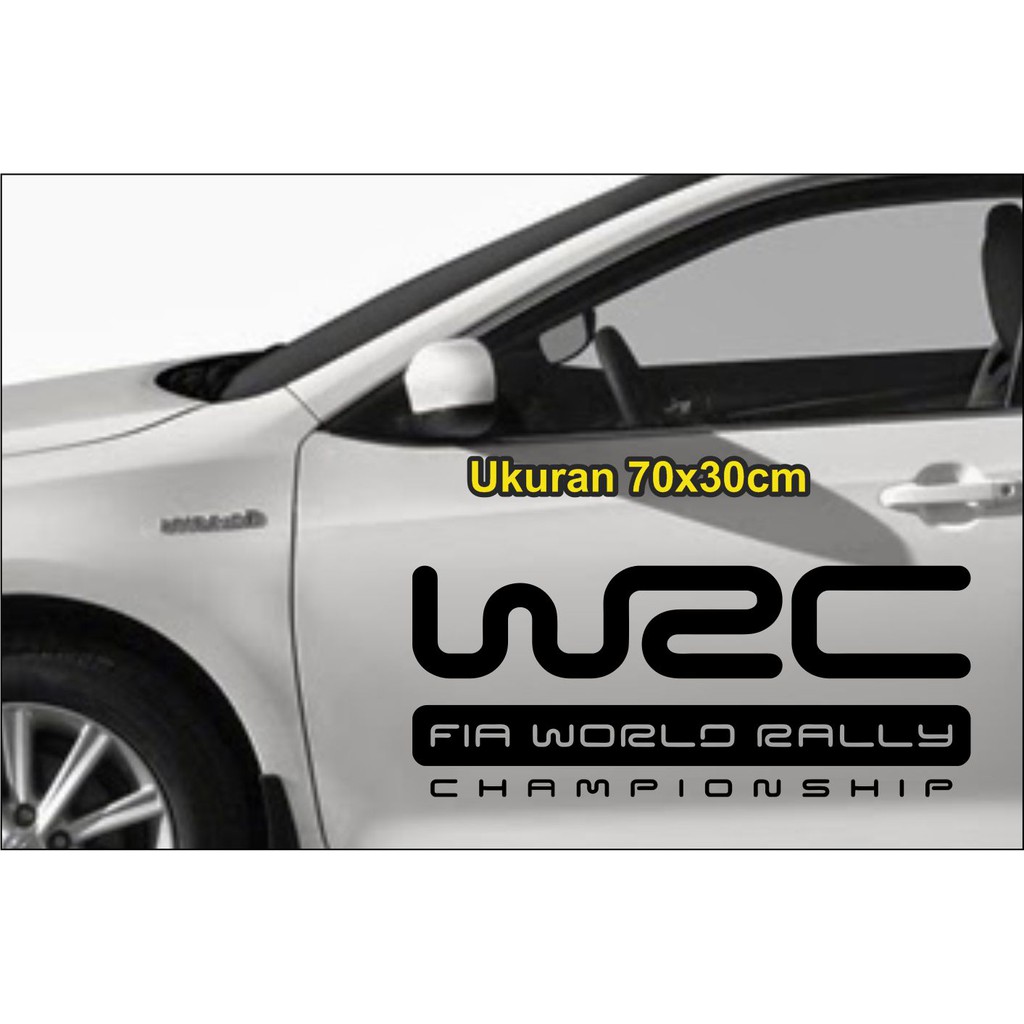 wrc sticker mobil sticker cutting fia world rally