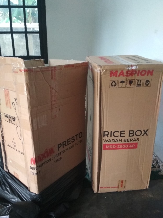 Ricebox Maspion Mrd-2800ap Tempat Beras Rice Box 28kg Mrd2800ap