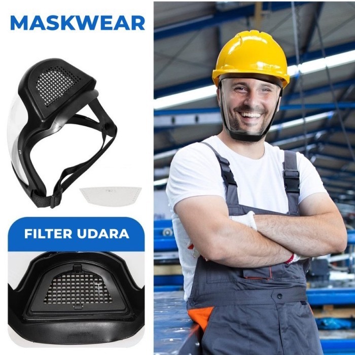 FMFIT Maskwear Face Shield Pelindung Wajah High Quality chpper