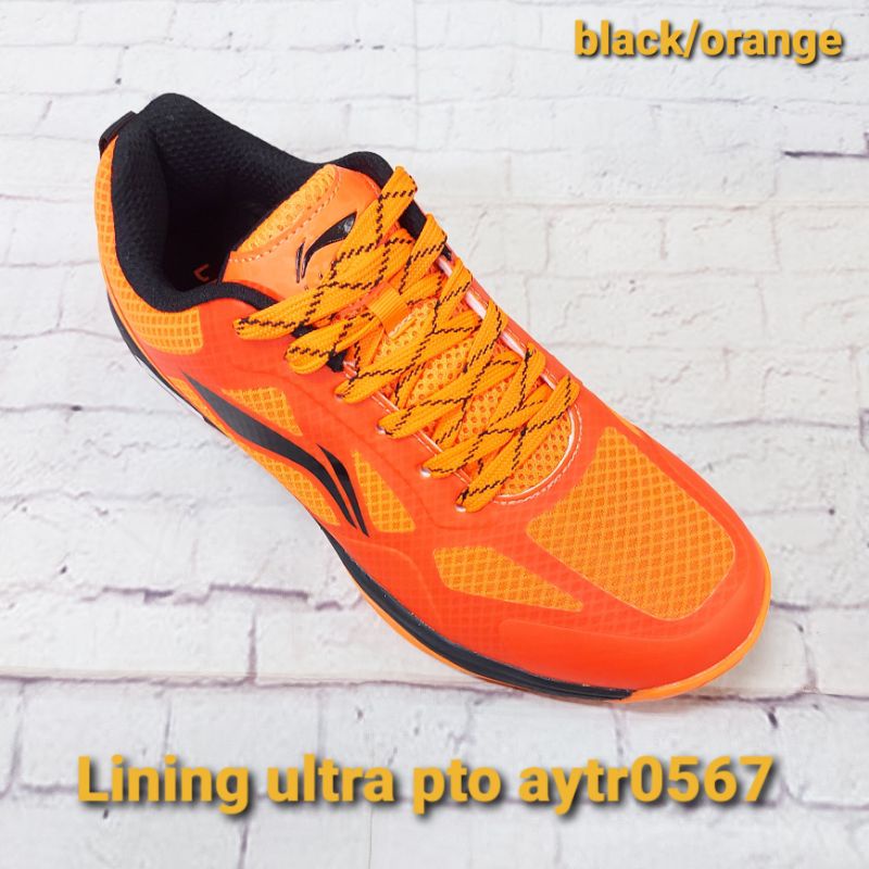 SEPATU BADMINTON LINING ULTRA PRO AYTR0567 ORANGE ORIGINAL