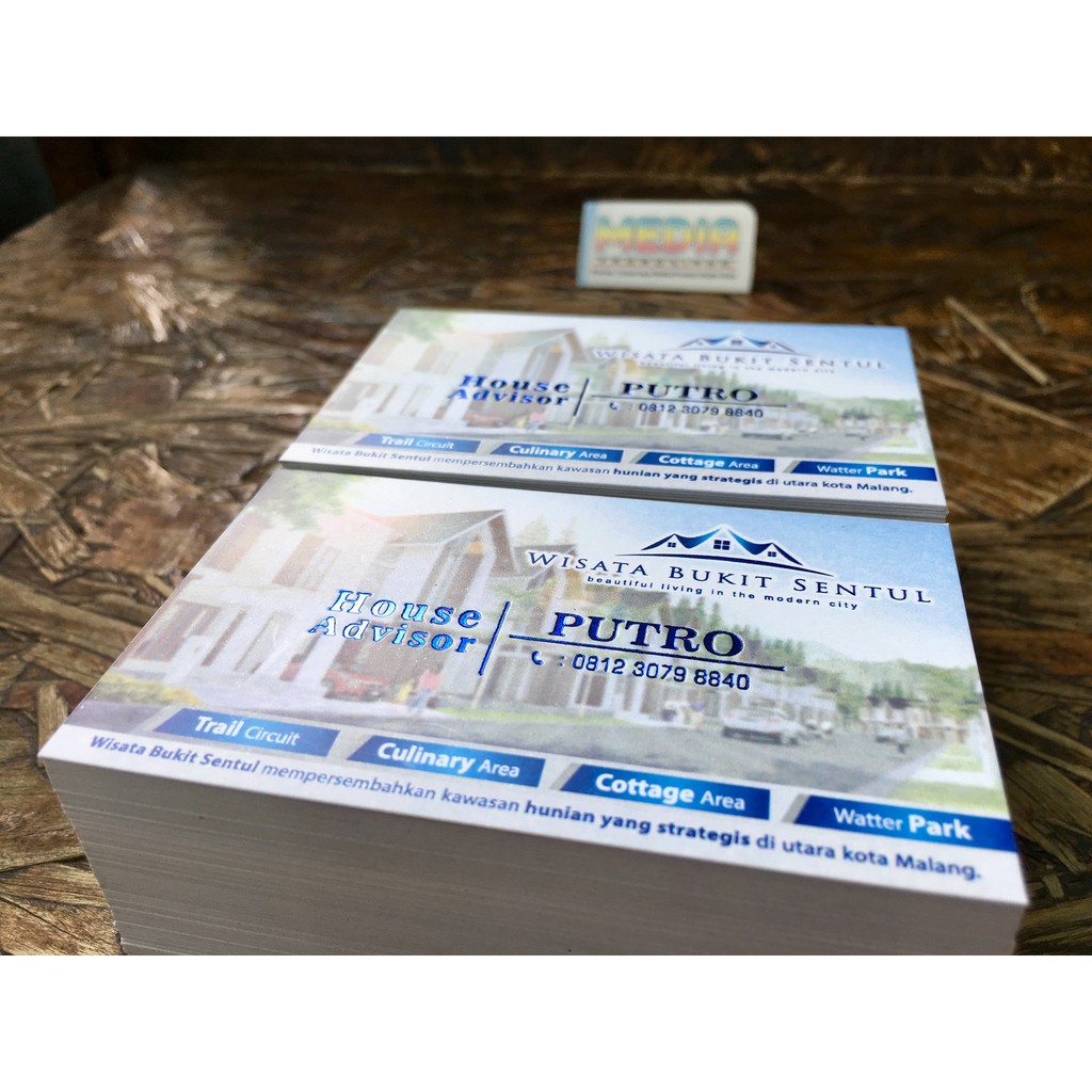

Kartu Nama Art Carton 310gsm Full Colour Hot Print