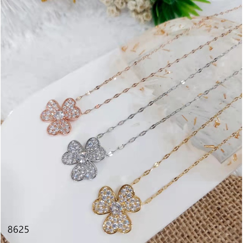 Kalung Titanium Permata Perhiasan Fashion 8624,8625