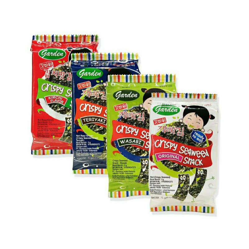 

Camilan Rumput Laut - Garden Seaweed 5gr