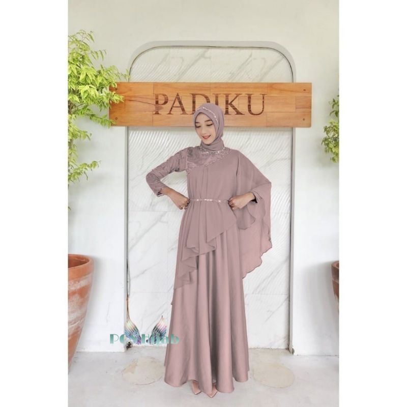 Rizkiya Maxy Tile Dress Brokat Kondangan Modern Warna Sage Green Gamis Bisa 10 Look Dress Wisuda Gaun Tunangan Gamis Remaja Muslimah Gamis Broklat Super Jumbo Xxxl LD 130CM Gamis Kondangan Cantik Dress Muslim Jumbo Gamis Lebaran Syar'i Outfit Bridesmaid