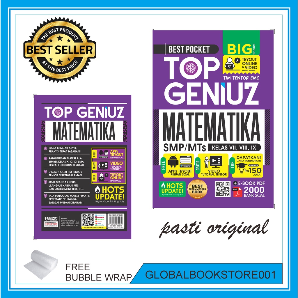 BUKU TOP GENIUZ MATEMATIKA SMP