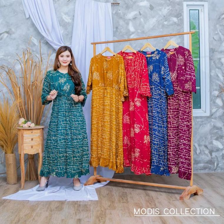 ︽ daster maura batik cap | daster busui lengan panjang | bisa cod daster | daster | daster kancing d