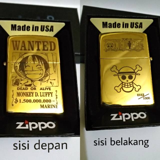 Zippo onepiece zippo gold chrome