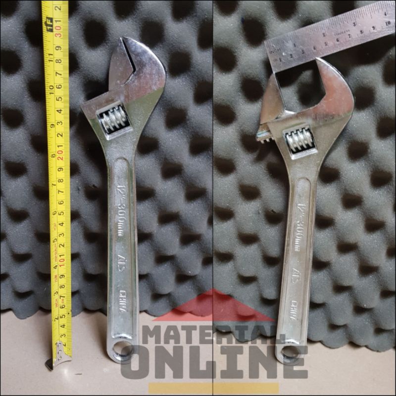 Kunci Inggris Ingris Sok Baut Mur Bengkel 6" 8" 10" 12" Inch ATS 6Inch 8Inch 10Inch 12Inch Kecil Bes